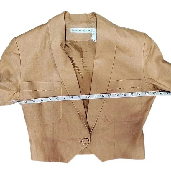 Paul Alexander Vintage Linen Skirt Set – Size 6 - Picture 7 of 15